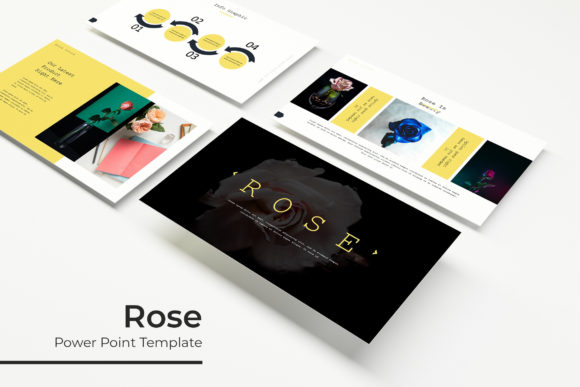 Rose Power Point Template: Elegant Presentation Design