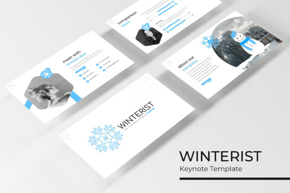 Winterist Keynote Template: A Polished Design System